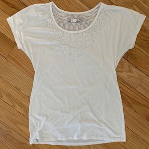 Prana White Tee - Size L